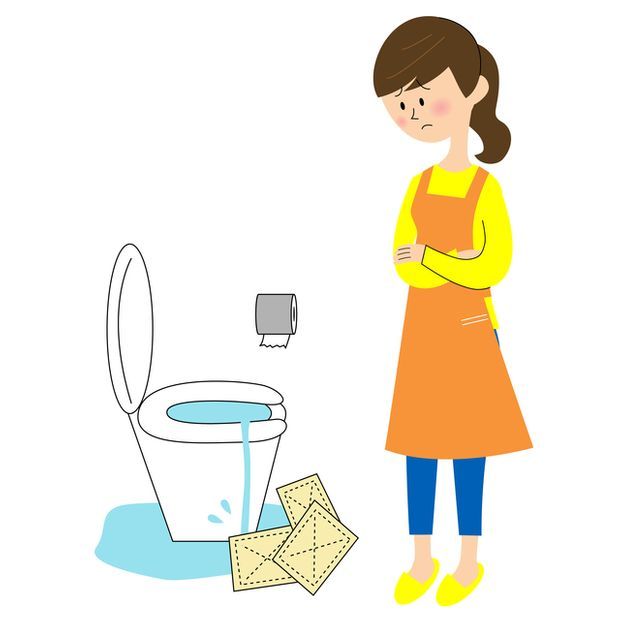 トイレ水漏れ画像