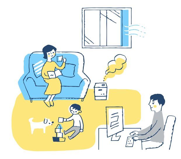 コロナ・花粉・冬・換気の方法