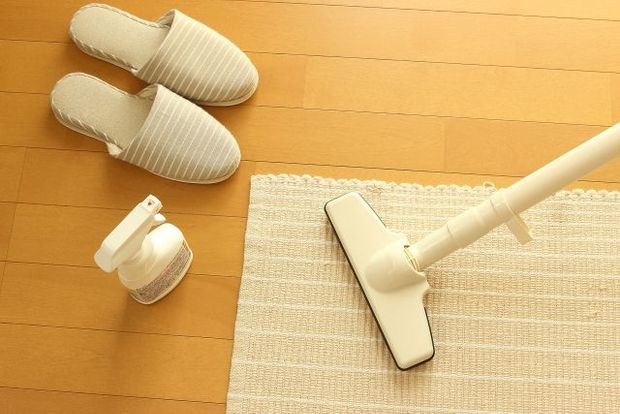 カーペットと掃除道具