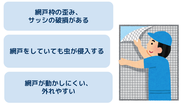 網戸張替えのタイミング