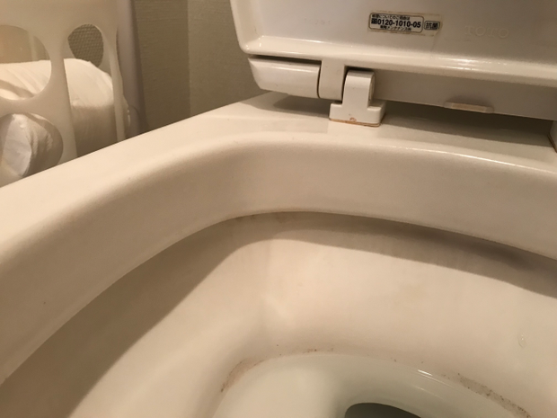 便器の中の輪ジミ