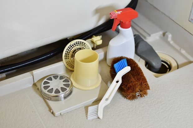 お風呂掃除の道具