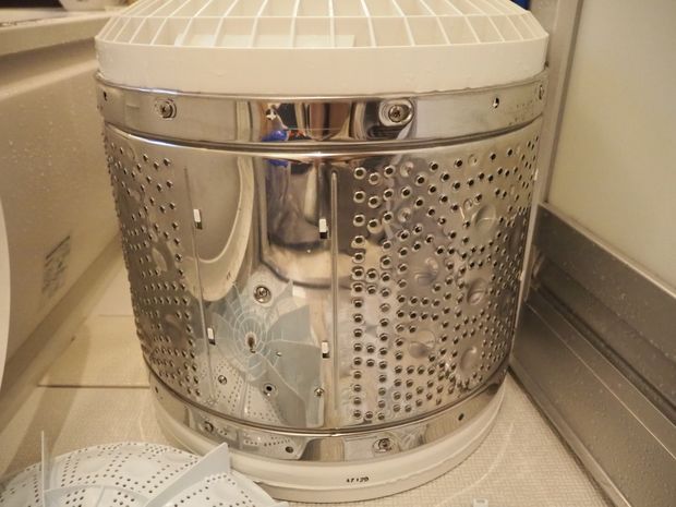 カビがなくなった洗濯機の部品