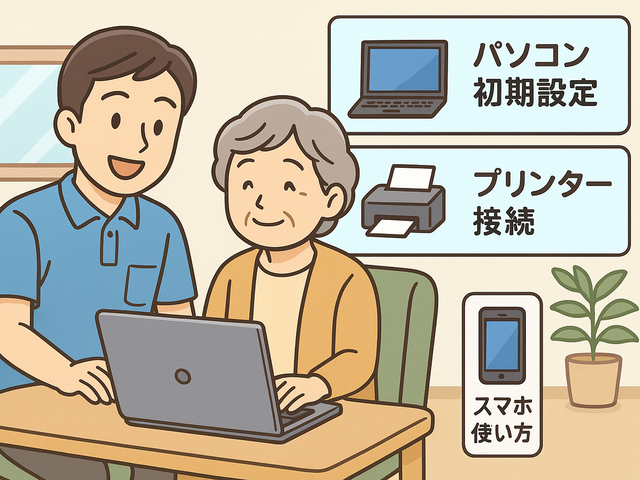 PC設定経験2000件以上!真心込めた丁寧な対応で安心をお届け