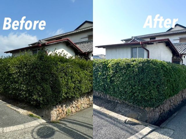作業外注一切なし!経験豊富な職人が施工!お庭でお困りのことはお任せください!