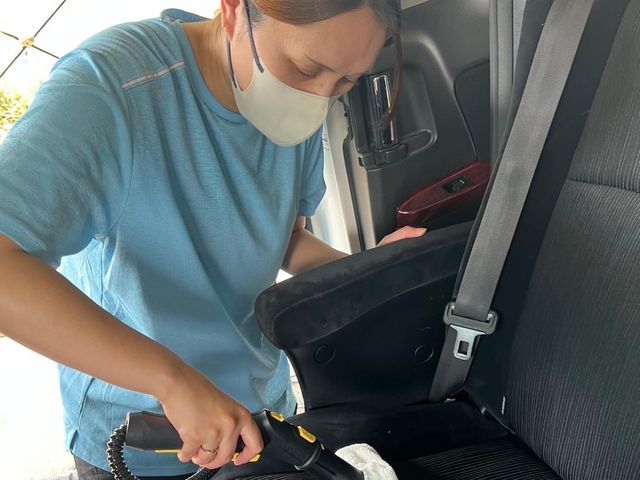 車内を完全除菌!匂いやシミも対応できますのでご相談ください!