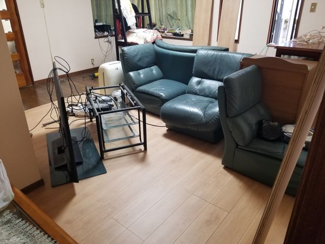 フローリングの張り替え工事案件