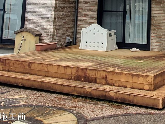 樹脂ウッドデッキ専用塗装に対応いたします