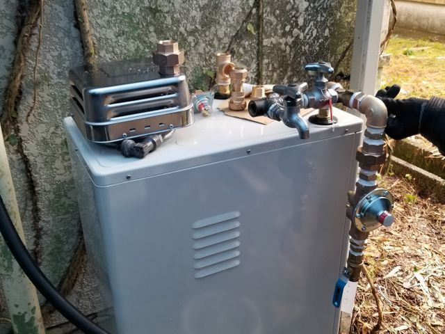 灯油給湯器の交換案件