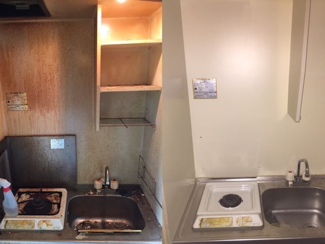 入退去清掃!水アカ、カビも徹底除去で新入居者さんも満足のプロの技で徹底清掃!