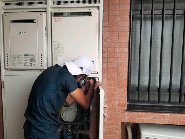 ガス給湯器の交換案件