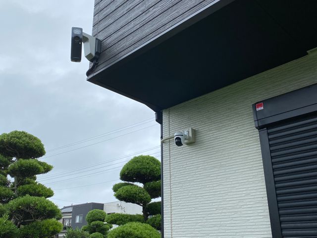 ネットワークカメラ、防犯カメラの取付