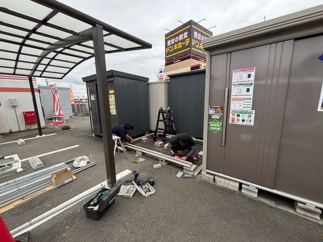 美里町の大煌です!物置設置いたします!
