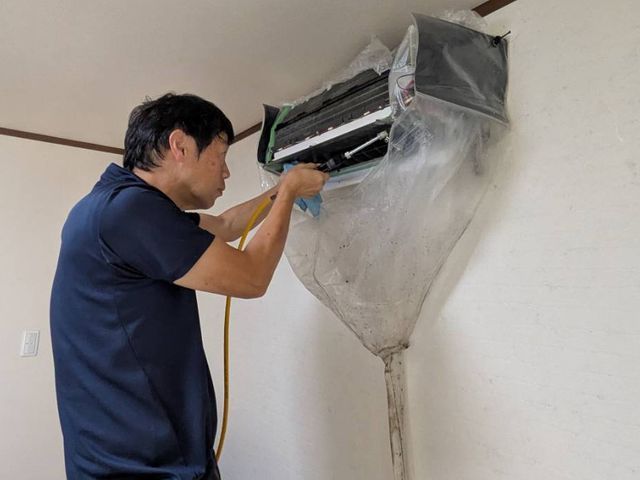店長自らが必ずお伺い!安全な天然植物洗剤使用で安心の自社スタッフ対応