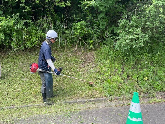 草刈作業 お庭・敷地内