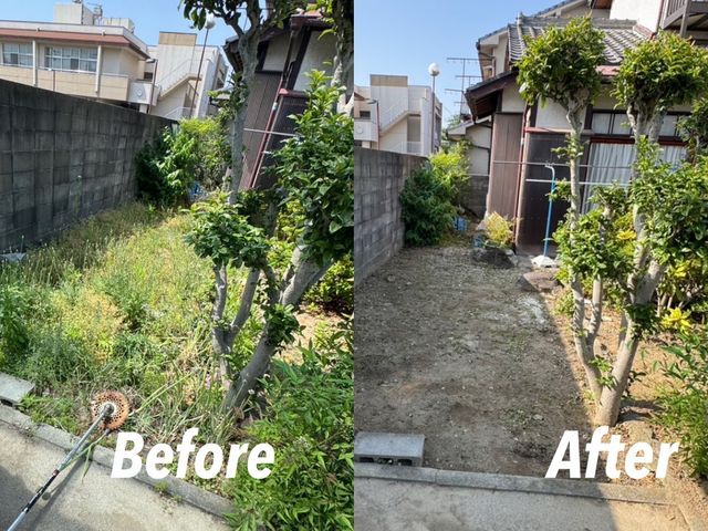 作業外注一切なし!経験豊富な職人が施工!お庭でお困りのことはお任せください!