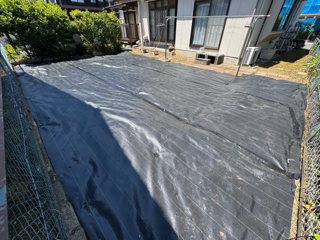 造園会社で6年経験◎これからの雑草対策に防草シート張ります●1平米から承ります!
