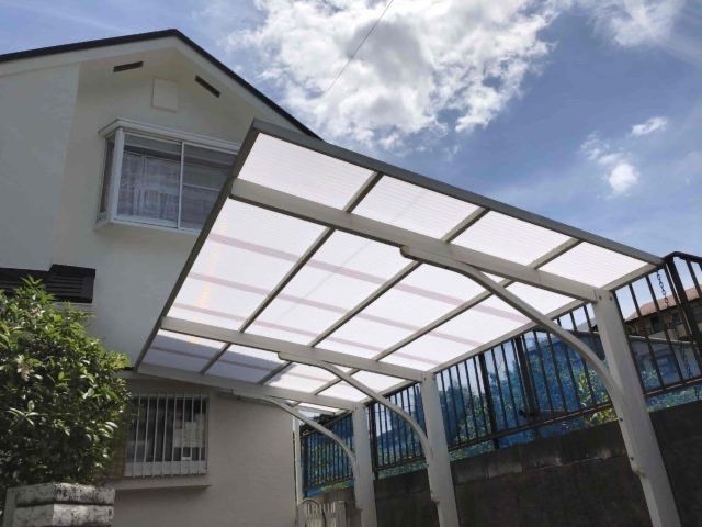 カーポート高圧洗浄