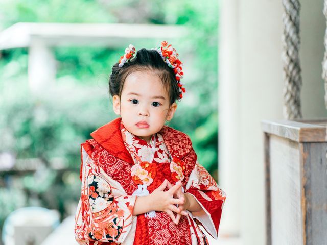 七五三/お宮参りの産着/着付けレンタル(出張撮影をご利用の方のみのご利用)