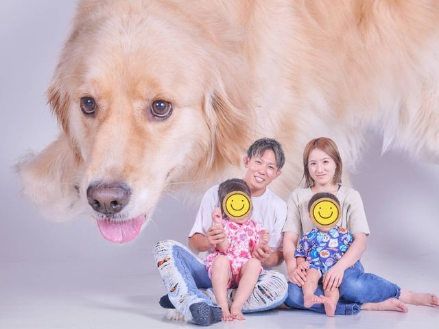 大きなペットと写真撮影!もちろん通常の撮影も!