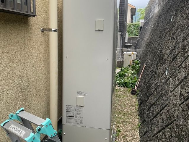電気式給湯器の交換、取り付け