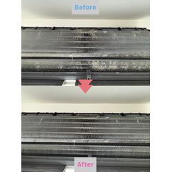 【習志野市】寝室のおそうじ機能付エアコン「ノクリア」をクリーニングしました！の画像2