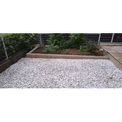 リブブロックで花壇とカラー砂利の画像3