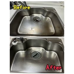 【めんどうな洗い物も気分良く♪キッチンシンク清掃✨】の画像2