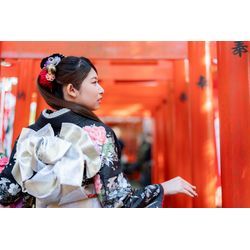 成人式の前撮り（大杉神社）の画像1