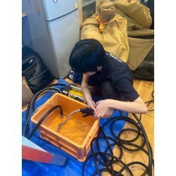 一番若いスタッフ（19歳）が2台施工の画像2