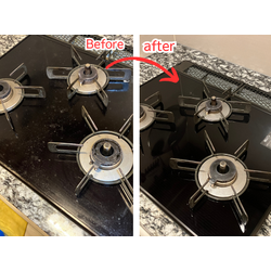 ガンコな油汚れもスッキリ☆キッチンが輝きを取り戻しましたの画像1