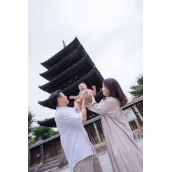 東山にてファミリーフォトの画像2