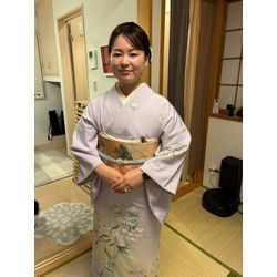 結婚式参列ママ和髪スタイルと訪問着着付　東京の画像3