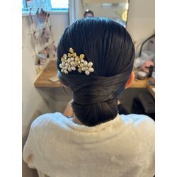 可愛いお子さんがお出迎え🩷(タイトシニョン和髪)の画像1