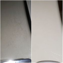 🛀浴室清掃・・・数十年の頑固な水垢除去😥の画像1