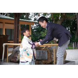 【池田春日神社での七五三撮影】大好きな家族に囲まれたハレの日でした！の画像1