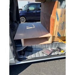 ハイエースの荷台カスタムの画像2