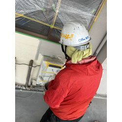 アパート　外壁塗装の下塗り開始！の画像3