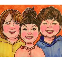 似顔絵師関西のプレスリーです、の画像1