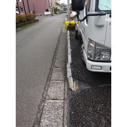 縁石のブロック直し。の画像1