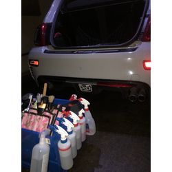 出張作業♢ドラレコ 取り付け・ルームクリーニング灯油こぼし部分作業の画像2