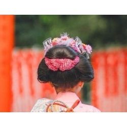 立体的な日本髪の画像1