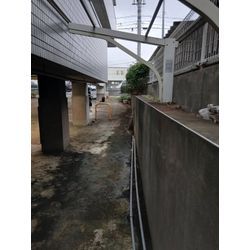 雑草がスッキリ！通路清掃ビフォーアフターの画像2