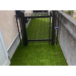 【施工事例】細い通路もスッキリ✨人工芝で雑草対策！の画像1