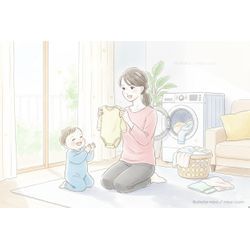 赤ちゃん服の乾燥と清潔を守る方法の画像1