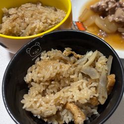舞茸とゴボウの炊き込みご飯の画像1