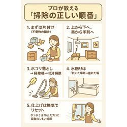 プロが教える「掃除の正しい順番」の画像1