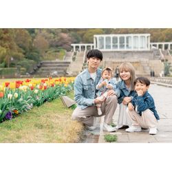 【須磨離宮公園での家族写真】小学校入学おめでとう！の画像2