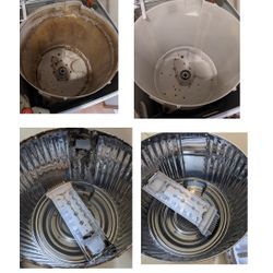 タテ型洗濯機クリーニング　シャープ　ＥＳーＴ７１２の画像2