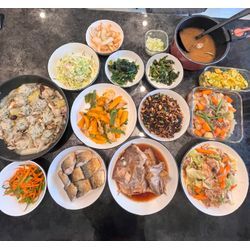 “食べました！”の一言と、14品の作り置きの画像2